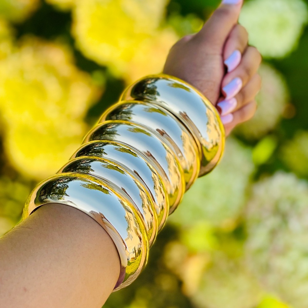 Gold Statement Cuff Bracelet